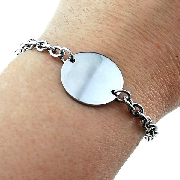 Stainless Steel Bracelet For Women Adjustable Link Anklet_voghion.com