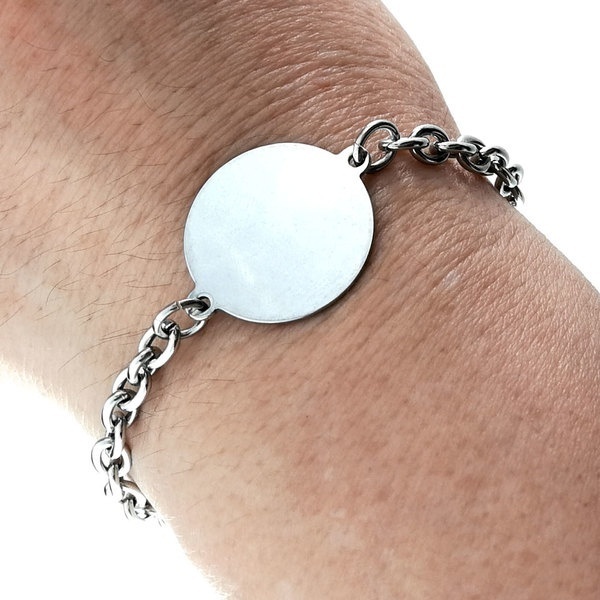 Bracciale a catena in acciaio inossidabile per donna gioiello_voghion.com