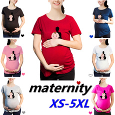 Mini, Funny T Shirt, letter print, pregnantbaby