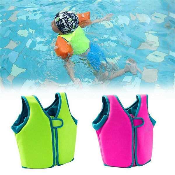 Child Kids Swim Floatation Vest Life Jacket Safety Swimming Buoyancy Float Aid 