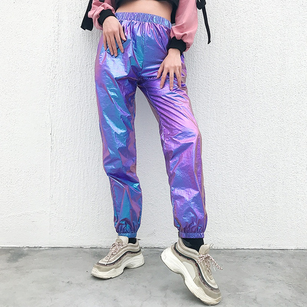 Iridescent joggers store