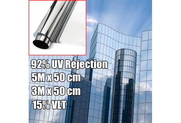 5/% DELUXE NATURAL COLOR PROLINE WINDOW TINT 15/"X10/' MODERATLY REFLECTIVE FILM