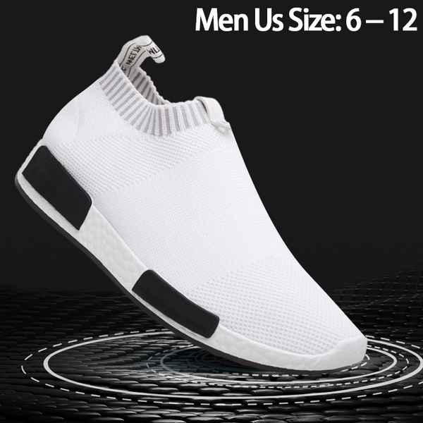 white sports casual shoes