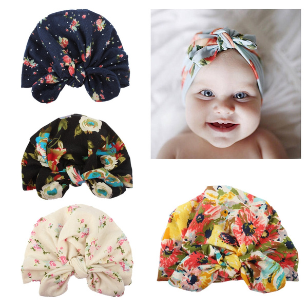 Newborn Headband Hat Cotton Baby Infant Turban Knot Headband Head Wrap For Girls Newborn Headband Hat Cotton Baby Infant Turban Knot Headband Head Wrap For Girls
