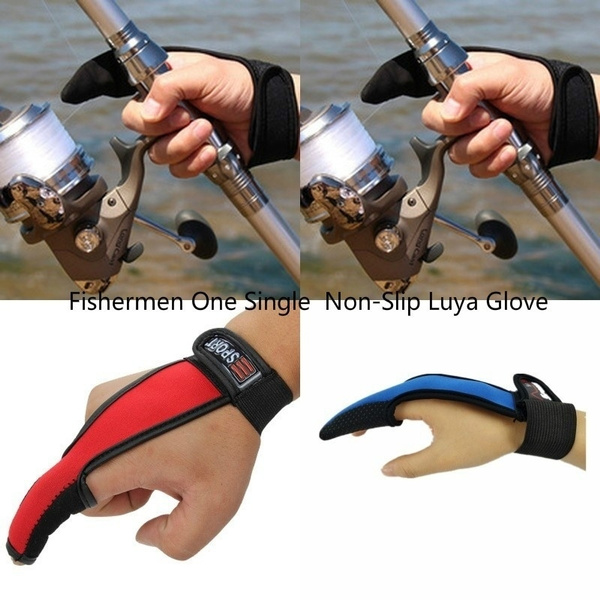 Single Finger Protector Fishing Gloves Fishermen One Finger Surfcasting  Non-Slip Glove Fishing Glove