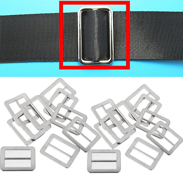 Decoration Belts Webbing Slider Tri-glide Buckle Adjust Buckles Backpack Straps 