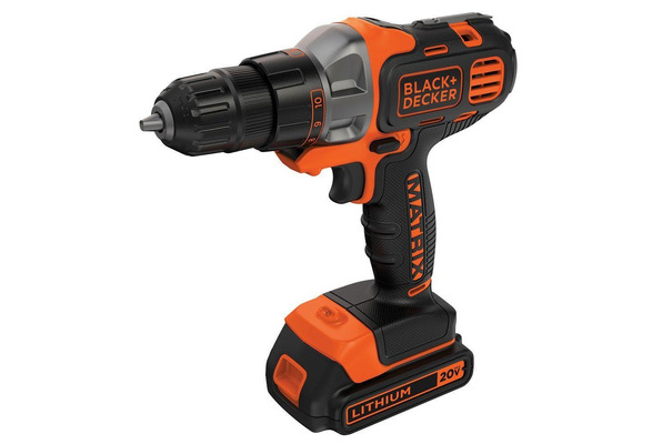 BLACK+DECKER BDCDMT120DRC 20V MAX MATRIX Drill with Bonus Recip Attachment  