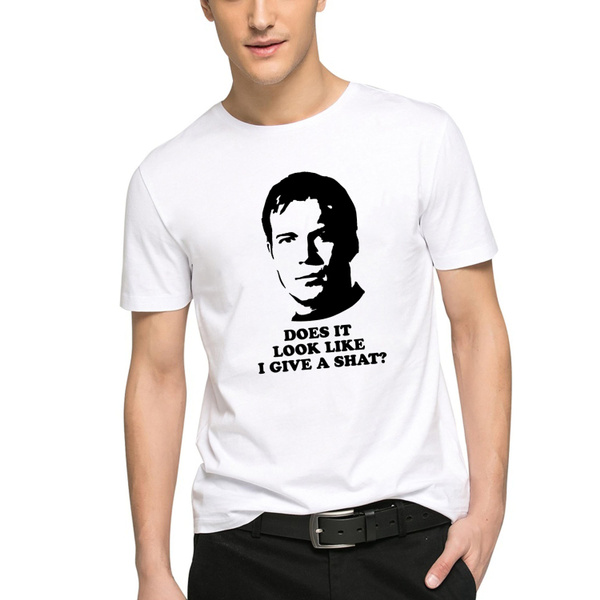 Does It Look Like I Give A Shat Star Trek William Shatner Mens T-shirt ...