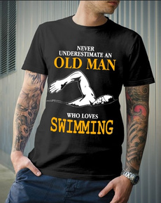 oldmanshirt, Summer, swimmingshirtmen, Cotton Shirt