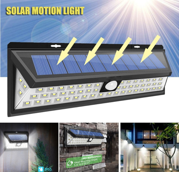 Solar Flood Light 54 LED 6W Outdoor Solar Light Waterproof Safety Light 