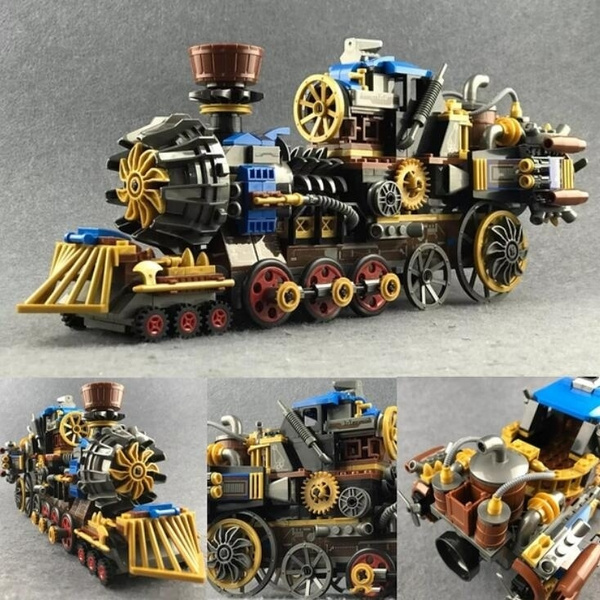 Lego steampunk online train