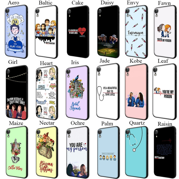 H79 Greys Anatomy Merder Soft Silicone TPU Case for Apple iPhone 7 8 Plus 6 6s 5 5s SE X Cover for iPhone XS Max XR Cases for Huawei Mate 10 20 P20 ...