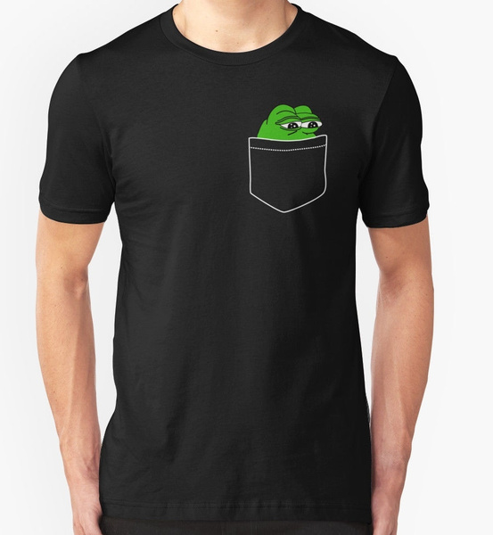 New Pocket Pepe The Frog Mens T-Shirt 