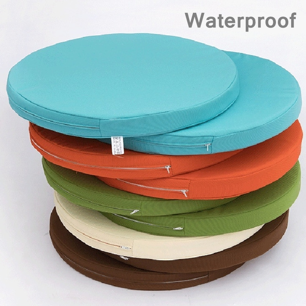 Waterproof Patio Round Chair Cushion Replacement Seat Cushion for