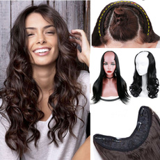 wig, Hairpieces, clip in hair extensions, longcurlywig