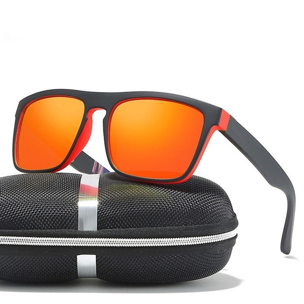 Polarized Sunglasses for Men Women Classic Polarized Sunglasses Man Driving  Sport Fashion Male Eyewear Orange Blue Lenses Oculos De Sol UV400