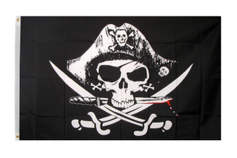 pirateflag, skull, Cross, Pirate