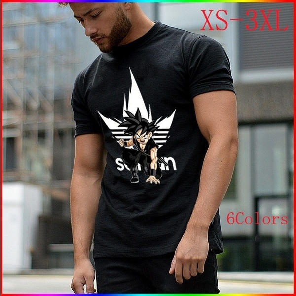 Super Saiyan Dragon Ball Z T Shirt Anime Goku Shirt Casual Top Tees For Men Wish