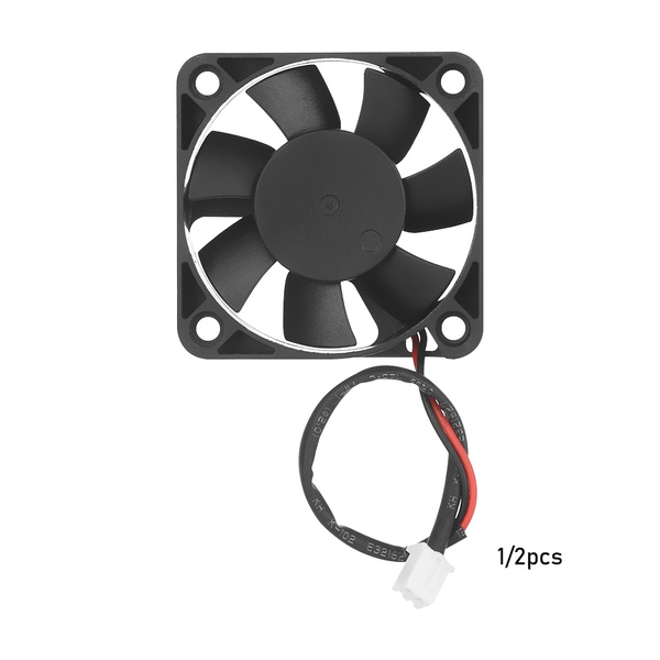 lejlighed Læge Downtown 1/2pcs Hot with PC 2-pin 50mm x 10mm 5010 12V CPU System Heatsink Mini  Computer Fans DC Brushless Fan Cooling Cooler | Wish