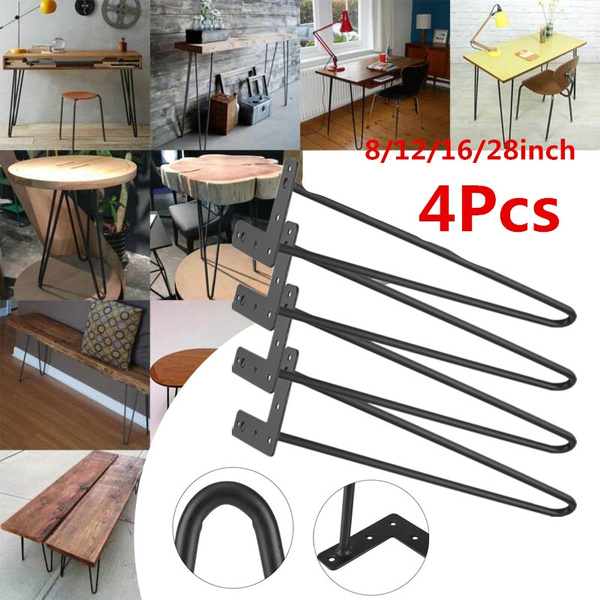 8 12 16 28 Inch Hairpin Metal Furniture, How To Make Hairpin Table Legs