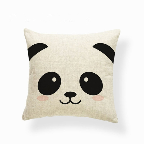 panda throw pillow