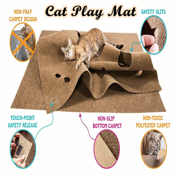 cat activity mat