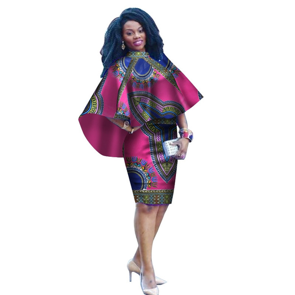 2019 Summer African Bazin Riche Dresses Vetements Africains Femme