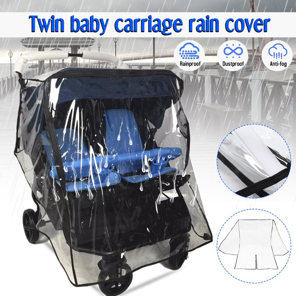 twin stroller rain cover
