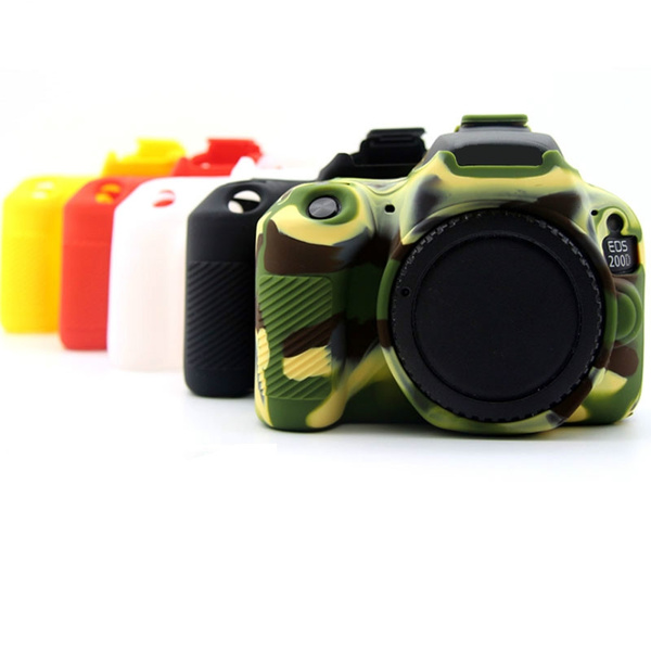 Silicone Camera Case Bag for Canon EOS 200D Rubber Protective Body Case Skin for Eos 200D | Wish
