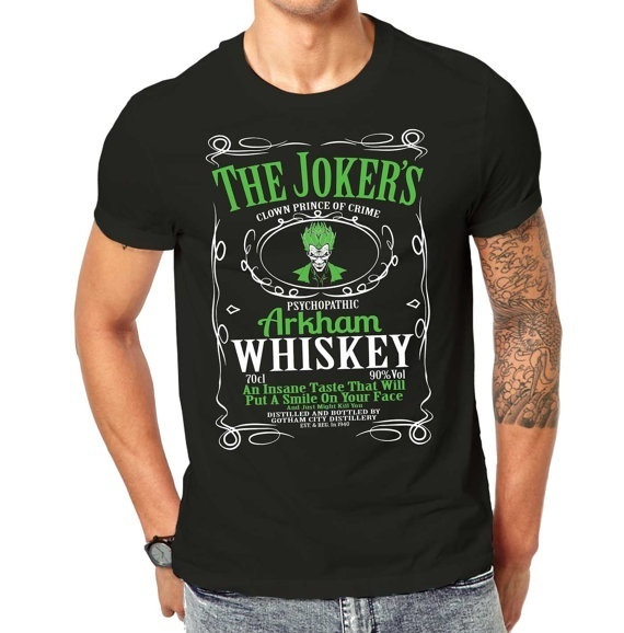Batman Joker Character Mashup T Shirt 
