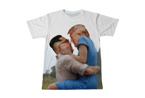 KIM Jong MacDonald T-Shirt-Drôle USA Trump Corée Wall-Adultes & Enfants Tailles 