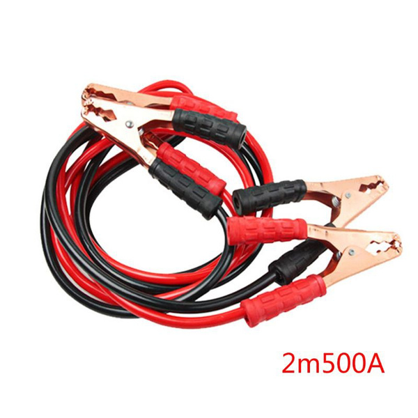 Heavy Duty 500AMP 2M Car Battery Jump Leads Cables Jumper Cable For Car Van  Truck LIO