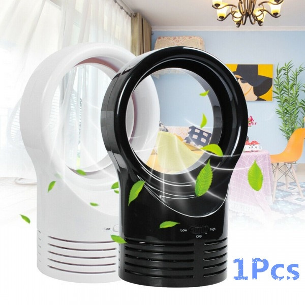 New Portable Bladeless Handheld Fan Desktop Airflow Cooling Blower ...