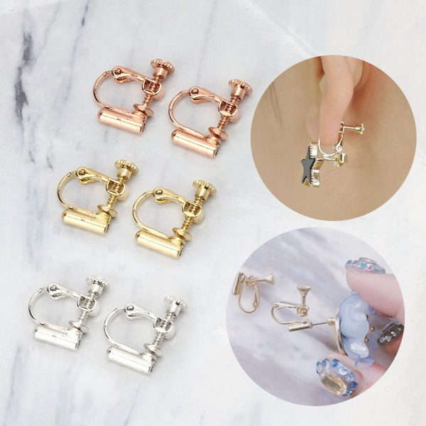 Convert earring to clip on sale on