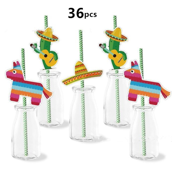 Cactus Party Straws