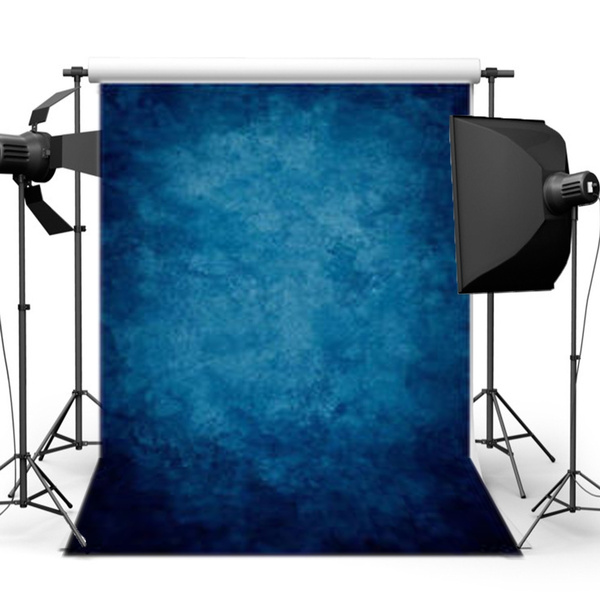 Mysterious Dark Blue Photo Backdrop Studio Props Photography Background ...