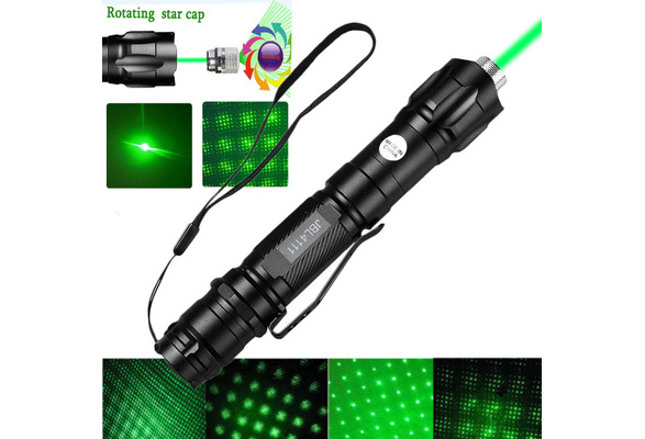Upgraded Green Laser Pointer Pen Rechargable Lazer Visible Beam+Battery+Charger 