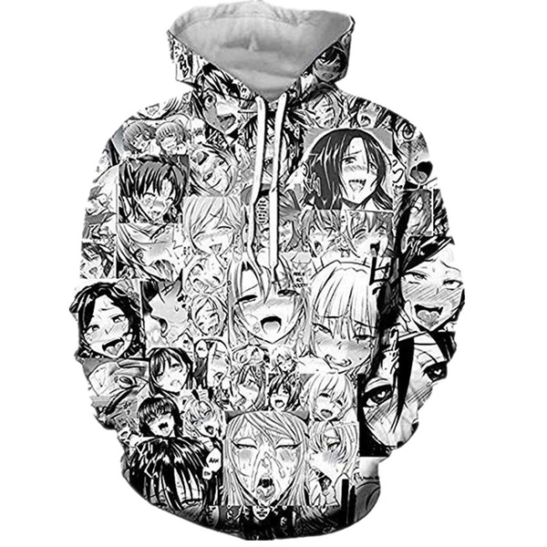 Buy Ahegao Hoodie Gift New Hooded Unisex Cloth Summer Winter Online in  India  Etsy
