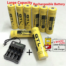 Batteries, 18650battery, led, Battery