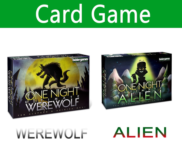 5 Styles One Night Ultimate Werewolf Alien English Cards Board