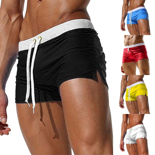 Mens bathing suit with best sale zipper pocket