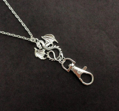 idbadgeholdernecklacedragon, idlanyard, Unique, Fashion