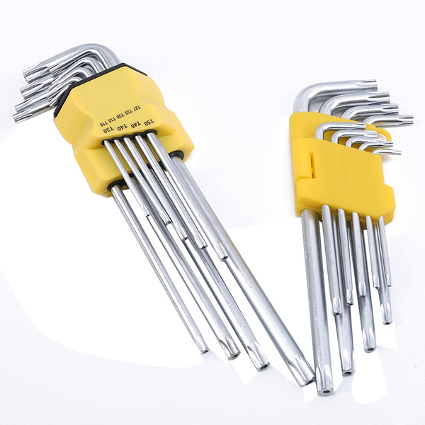 25 Pack Alfa Tools HK15261 T40 Short Arm Torx L Key