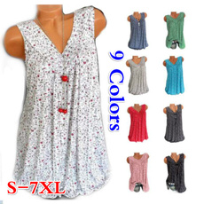 blouse, Summer, Plus Size, Floral print