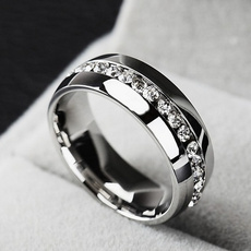 wedding ring, Women Ring, Stainless Steel, Fashion Jewelry