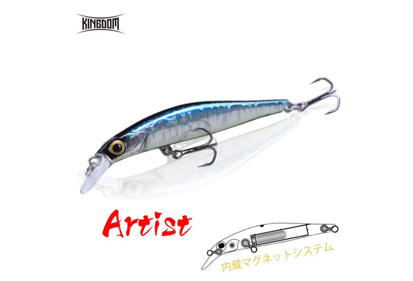 Kingdom New Arrival Jerkbaits Fishing lures 60mm 80mm 95mm 105mm Silence  Sinking Minnow With UV Belly High Quality And Good Action Wobblers