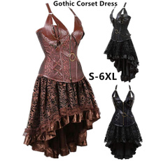 brown, Black Corset, Plus Size, halter corset tops