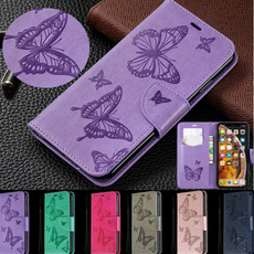 butterfly, case, Leather Cases, Samsung