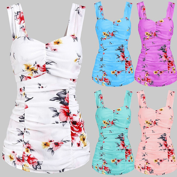 Vestido De Mujer Sin Mangas Estampado Para Mujer Camis Slim Vestido De Mujer Sin Mangas Estampado Para Mujer Camis Slim