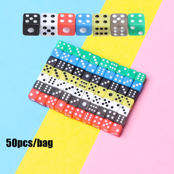 7 colors Board Playing Game Dices Entertainment Tool Gaming Drinking Dice